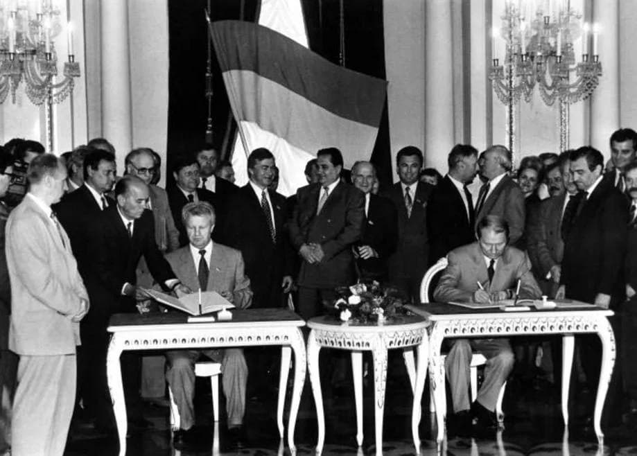 Дивіться, як приймали Конституцію України 25 років тому: історичні фото